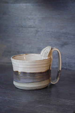 Ginger Mug gold  | black clay