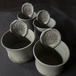 Ingwer Tasse Dunkle Jade  | black clay