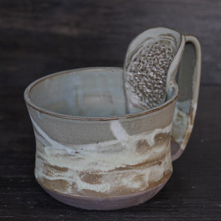Ginger Cup Jade Glacier | black clay