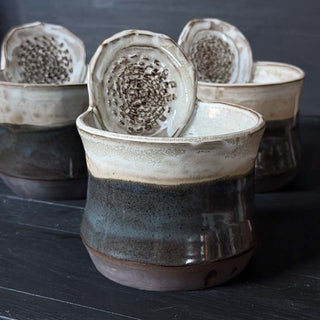 Ingwer Tasse Blaue Nacht | black clay