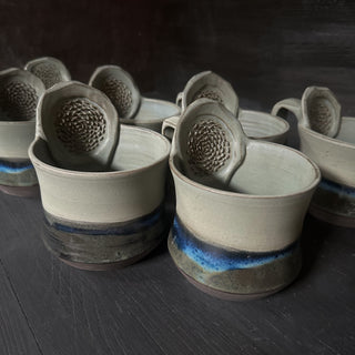 Ingwer Tasse Jade Fluss | black clay