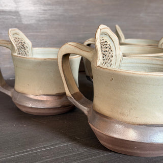 Ingwer Tasse Jade Gold  | black clay