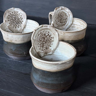 Ingwer Tasse Blaue Nacht | black clay