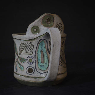 Ingwer Tasse Unikat  #1/1 "Erwachen" | black clay