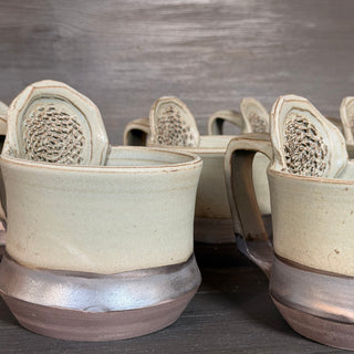 Ingwer Tasse Jade Gold  | black clay