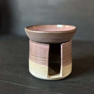 Duftlampe in Lavendel | black clay