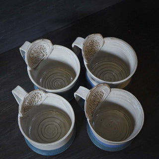 Ingwer Tasse Blaue Lagune | black clay