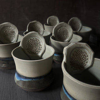 Ingwer Tasse Jade Fluss | black clay