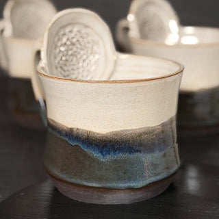 Ingwer Becher Morgennebel Blaue Nacht | black clay