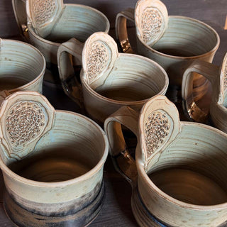 Ingwer Tasse Jade Fluss | black clay