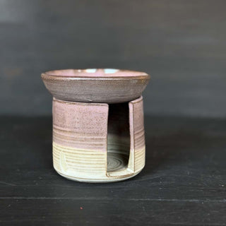 Duftlampe in Lavendel | black clay