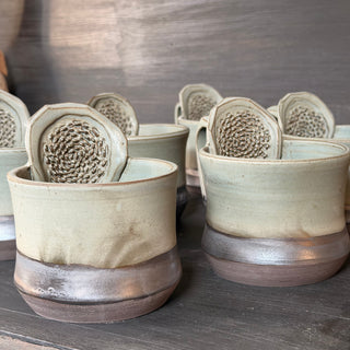 Ingwer Tasse Jade Gold  | black clay