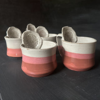Ingwer Tasse Dirty Pink | black clay