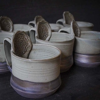 Ingwer Tasse Jade Gold  | black clay