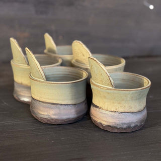 Ingwer Becher Jade Gold | black clay