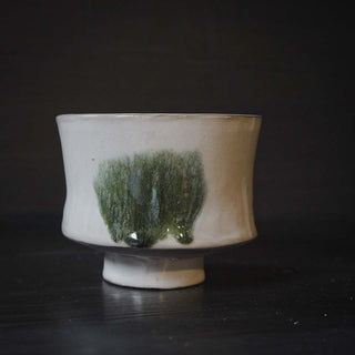 Matcha Schale Morgennebel Wald