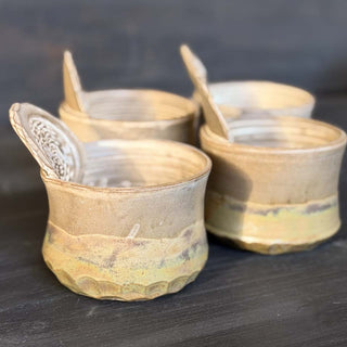 Ingwer Becher Benoîte Antikes Kupfer | black clay