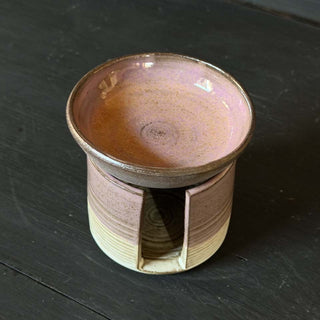 Duftlampe in Lavendel | black clay