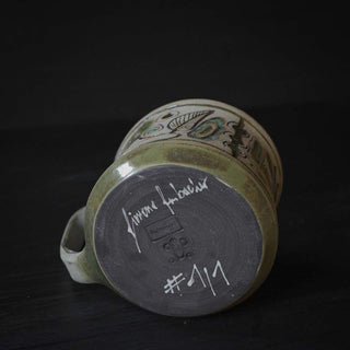 Ingwer Tasse Unikat  #1/1 "Erwachen" | black clay