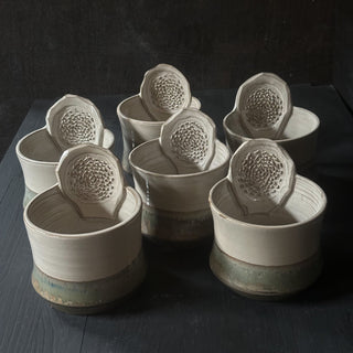 Ingwer Tasse Morgennebel Herbstfarn | black clay
