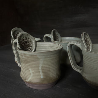 Ingwer Tasse Dunkle Jade  | black clay