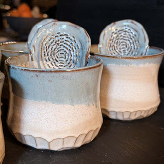 Ingwer Becher Morgennebel Nordhimmel | black clay