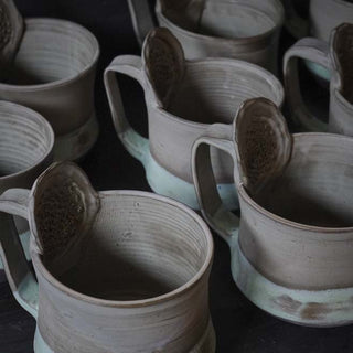 Ingwer Tasse Jade Glacier | black clay