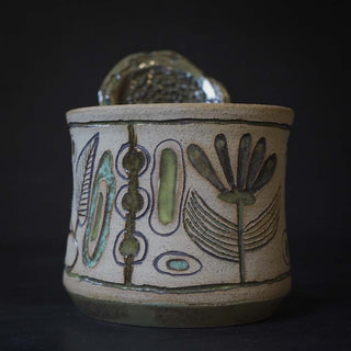 Ingwer Tasse Unikat  #1/1 "Erwachen" | black clay