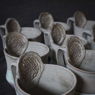 Ingwer Tasse Jade Glacier | black clay