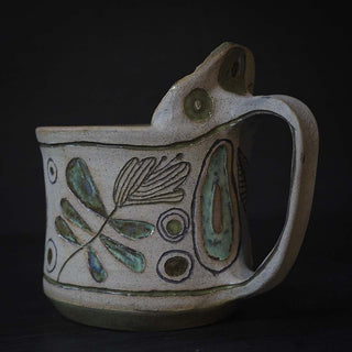 Ingwer Tasse Unikat  #1/1 "Erwachen" | black clay