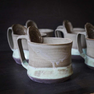 Ingwer Tasse Jade Glacier | black clay