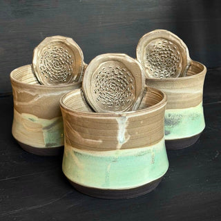 Ingwer Tasse Türkise Wasser | black clay