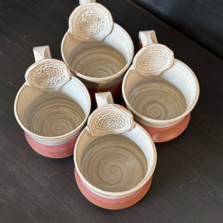 Ingwer Tasse Dirty Pink | black clay