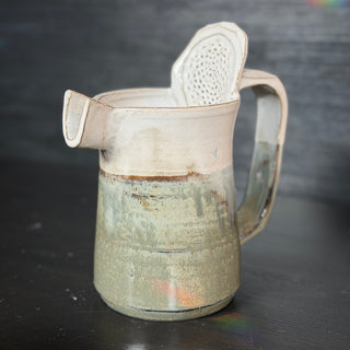 Ingwer Karaffe 0,6 Liter Morgennebel Herbstfarn | black clay