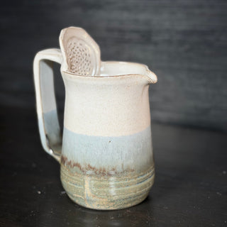 Ingwer Karaffe 0,6 Liter Morgennebel Herbstfarn | black clay