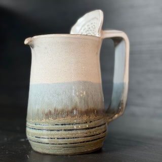 Ingwer Karaffe 0,6 Liter Morgennebel Herbstfarn | black clay
