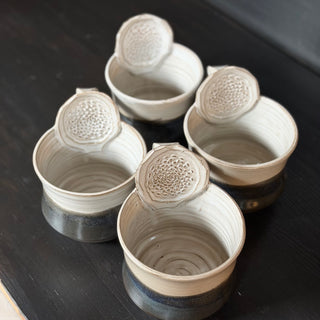 Ingwer Tasse Morgennebel Blaue Nacht | black clay