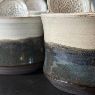Ingwer Tasse Morgennebel Blaue Nacht | black clay