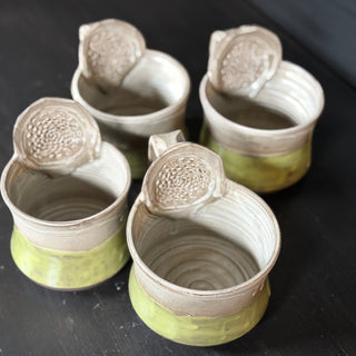 Ingwer Tasse Frühlingsfarn| black clay