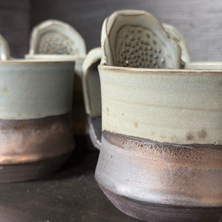 Ingwer Tasse Jade Gold  | black clay