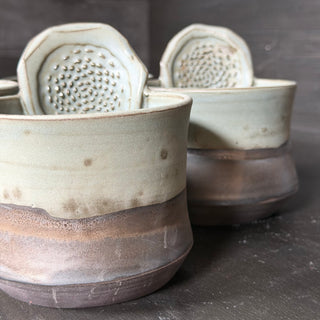 Ingwer Tasse Jade Gold  | black clay