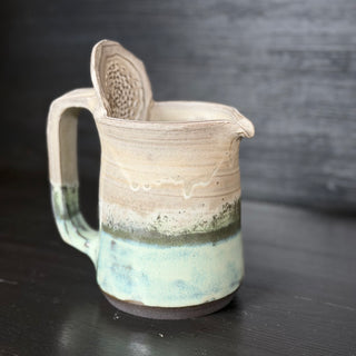 Ingwer Karaffe 0,6 Liter Wilde See | black clay