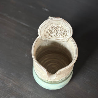 Ingwer Karaffe 0,6 Liter Wilde See | black clay