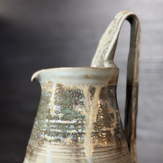 Ingwer Karaffe Jade Kristall Riff 0,75 Liter | black clay