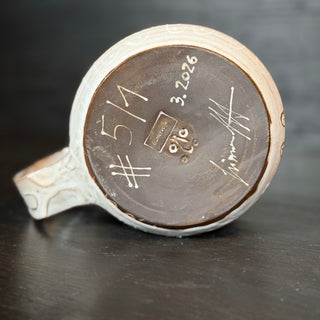 Ingwer Tasse Unikat  #5/1 "Aber jede Frau" mit Echtgold Veredelung | black clay