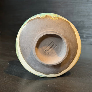 Matcha Schale Morgennebel mit effektreichem Türkis