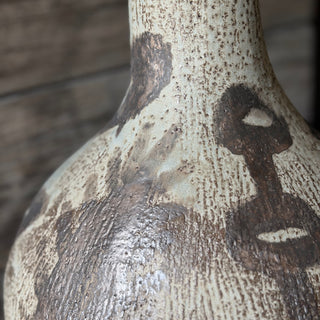 Große Vase in Jade Gold