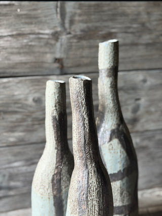 Vase Flaschenhals klein Jade Gold