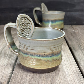 Ingwer Tasse Creme Antik | black clay