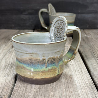 Ingwer Tasse Creme Antik | black clay